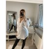 Košile oversize dlouhý rukáv dámská (S/M/L ONE SIZE) ITALSKÁ MÓDA IMWB22243 (Velikost M/L, Barva béžová)