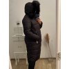 Kabát zimní dámský nadrozměr (3XL-7XL) LIBLAND LIB22LD-7688B černá (Velikost 3XL, Barva Černá)