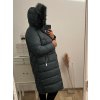 Kabát zimní dámský nadrozměr (3XL-7XL) LIBLAND LIB22LD-7688B tmavě zelená