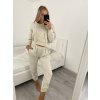 Souprava mikina dlouhý rukáv a tepláky dámská (S/M ONE SIZE) ITALSKÁ MÓDA IMM21A2683-F4