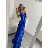 Šaty carmen dlouhé na ramínka elegantní saténové dámské (S/M ONE SIZE) ITALSKÁ MÓDA IMPBB22B22735/DR (Velikost S/M/L, Barva béžová)