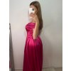Šaty carmen dlouhé na ramínka elegantní saténové dámské (S/M ONE SIZE) ITALSKÁ MÓDA IMPBB22B22735/DR (Velikost S/M/L, Barva béžová)