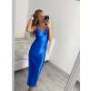 Šaty letní dlouhé na ramínka dámské (S/M ONE SIZE) ITALSKÁ MÓDA IMPBB22B23820 (Velikost S/M/L, Barva béžová)