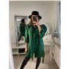 Šaty kabátkové dlouhá rukáv dámské (S/M ONE SIZE) ITALSKá MóDA IM322330 (Velikost S/M/L, Barva hnědá camel)