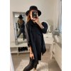 Šaty kabátkové dlouhá rukáv dámské (S/M ONE SIZE) ITALSKá MóDA IM322330 (Velikost S/M/L, Barva hnědá camel)
