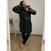Bunda/kabát s kapucí dámská nadrozměr (M-3XL) BAT22noemi