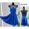 Šaty na ramínka letní saténové dámské (S/M ONE SIZE) ITALSKÁ MÓDA IMM22Q52389/DR (Velikost S/M/L, Barva béžová)