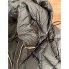 Bunda s kapucí dlouhý rukáv dámský (S-2XL) ITALSKÁ MÓDA IMT22024 smaragdová (Velikost 2XL, Barva zelená smaragdová)