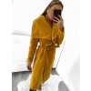 Kabát flaušový dlouhý dámský (S/M/L ONE SIZE) ITALSKÁ MÓDA IMM22SL5079A