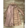 Bunda/kabát dlouhý rukáv dámský (S-2XL) ITALSKÁ MÓDA IMT22021 béžová (Velikost XL, Barva béžová)