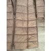 Bunda/kabát dlouhý rukáv dámský (S-2XL) ITALSKÁ MÓDA IMT22021 béžová (Velikost XL, Barva béžová)