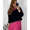 Svetr dlouhý rukáv dámské (XL/2XL/3XL ONE SIZE) ITALSKá MóDA IM4221325/DR (Velikost 2XL/3XL, Barva tmavě béžová)