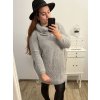 Svetr dlouhý rukáv dámské (XL/2XL/3XL ONE SIZE) ITALSKá MóDA IM422VERO/DR (Velikost 2XL/3XL, Barva Černá)
