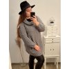 Svetr dlouhý rukáv dámské (XL/2XL/3XL ONE SIZE) ITALSKá MóDA IM422VERO/DR (Velikost 2XL/3XL, Barva Černá)
