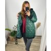 Bunda oversize s kapucí dámská nadrozměr (XL/2XL ONE SIZE) ITALSKÁ MÓDA IM422APOL/DR