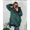 Bunda oversize s kapucí dámská nadrozměr (XL/2XL ONE SIZE) ITALSKÁ MÓDA IM422APOL/DR