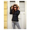 Bunda zimní s kapucí dámská (S-2XL) MFFASHION IMMF22M-677