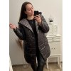 Kabát oboustranný zimní dámský nadrozměr (M-3XL) POLSKÁ  MÓDA HKW22B8040-1046/DR