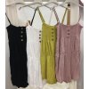 Overal krátký dámský  (uni s/m) ITALSKá MODA IM719365 (Barva bílá)