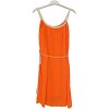 Šaty šifonové krátké letní na ramínka dámské (S/M ONE SIZE) ITALSKÁ MÓDA IMD21424/DR (Velikost S/M/L, Barva bílá)