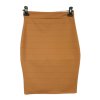 Sukně elegantní dámská (S/M ONE SIZE) ITALSKÁ MÓDA IMWB22009/DR (Velikost S/M/L, Barva hnědá)