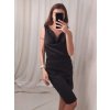 Sukně elegantní dámská (S/M ONE SIZE) ITALSKÁ MÓDA IMWB22009/DR (Velikost S/M/L, Barva hnědá)