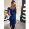 Šaty elegantní společenské dámské (S/M ONE SIZE) ITALSKÁ MÓDA IM322MADEY/DR (Velikost S/M/L, Barva béžová)