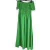 Šaty carmen přes ramena letní  dámské (S/M ONE SIZE) ITALSKÁ MÓDA IMM22U5368/DR (Velikost S/M/L, Barva modrá královská)