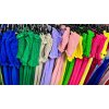 Šaty carmen přes ramena letní  dámské (S/M ONE SIZE) ITALSKÁ MÓDA IMM22U5368/DR (Velikost S/M/L, Barva modrá královská)