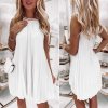 Šaty elegantní bez rukávu dámské (S/M ONE SIZE) ITALSKÁ MÓDA IMD22307 (Velikost S/M/L, Barva Černá)