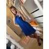 Šaty elegantní bez rukávu dámské (S/M ONE SIZE) ITALSKÁ MÓDA IMD22307 (Velikost S/M/L, Barva Černá)