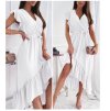 Šaty elegantní  letní bez rukávu dámské (S/M ONE SIZE) ITALSKÁ MÓDA IMD22323/DR (Velikost S/M/L, Barva béžová)