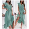 Šaty elegantní  letní bez rukávu dámské (S/M ONE SIZE) ITALSKÁ MÓDA IMD22323/DR (Velikost S/M/L, Barva béžová)