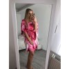Šaty motýlkové krátký rukáv dámské (S/M ONE SIZE) ITALSKÁ MÓDA imwe221179/DR (Velikost S/M/L, Barva Černá)
