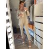 Souprava/komplet elegantní sako a kalhoty dámská (S/M ONE SIZE) ITALSKÁ MÓDA IMD22473/DR (Velikost S/M/L, Barva Černá)