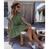Šaty oversize krátké letní krátký rukáv dámské (L/XL ONE SIZE) ITALSKÁ MÓDA IMD22265/DR (Velikost S/M/L, Barva Černá)