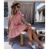 Šaty oversize krátké letní krátký rukáv dámské (L/XL ONE SIZE) ITALSKÁ MÓDA IMD22265/DR (Velikost S/M/L, Barva Černá)