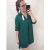 Tunika košilová s páskem dlouhý rukáv dámská nadrozměr (2XL/3XL ONE SIZE) ITALSKá MóDA IM422083/DR