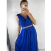 Šaty dlouhé společenské elegantní plesové dámské (S/M ONE SIZE) ITALSKÁ MÓDA IMM22Q52232/DR
