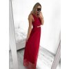 Šaty dlouhé společenské elegantní plesové dámské (S/M ONE SIZE) ITALSKÁ MÓDA IMM22Q52232/DR