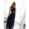 Šaty dlouhé společenské elegantní plesové dámské (S/M ONE SIZE) ITALSKÁ MÓDA IMM22Q52232/DR