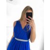 Šaty dlouhé společenské elegantní plesové dámské (S/M ONE SIZE) ITALSKÁ MÓDA IMM22Q52232/DR