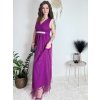 Šaty dlouhé společenské elegantní plesové dámské (S/M ONE SIZE) ITALSKÁ MÓDA IMM22Q52232/DR