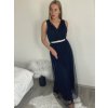 Šaty dlouhé společenské elegantní plesové dámské (S/M ONE SIZE) ITALSKÁ MÓDA IMM22Q52232/DR