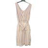 Šaty letní elegantní šifonové na ramínka dámské (S/M ONE SIZE) ITALSKÁ MÓDA IMM22Q52307/DR (Velikost S/M/L, Barva Černá)