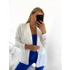 Sako shrnutý dlouhý rukáv dámské (S/M/L ONE SIZE) ITALSKÁ MÓDA IMD22533/DR (Velikost M/L, Barva hnědá camel)