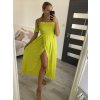 Šaty carmen dlouhé letní přes ramena dámské (S/M ONE SIZE) ITALSKÁ MÓDA IMM22399/DUR (Velikost S/M/L, Barva modrá)