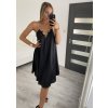 Šaty letní na ramínka krátké dámské (S/M ONE SIZE) ITALSKá MóDA IMM22685/DR (Velikost S/M/L, Barva modrá královská)