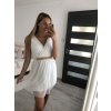 Šaty letní bez rukávu dámské (S/M ONE SIZE) ITALSKÁ MÓDA IMWG222502 (Velikost S/M/L, Barva bílá)