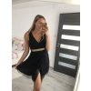 Šaty letní bez rukávu dámské (S/M ONE SIZE) ITALSKÁ MÓDA IMWG222502 (Velikost S/M/L, Barva bílá)